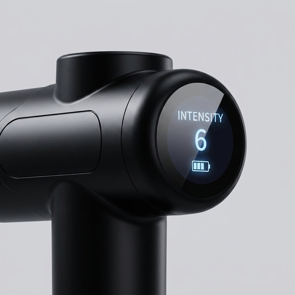 Pistolet de Massage Pro Puce IA & Écran Tactile LED